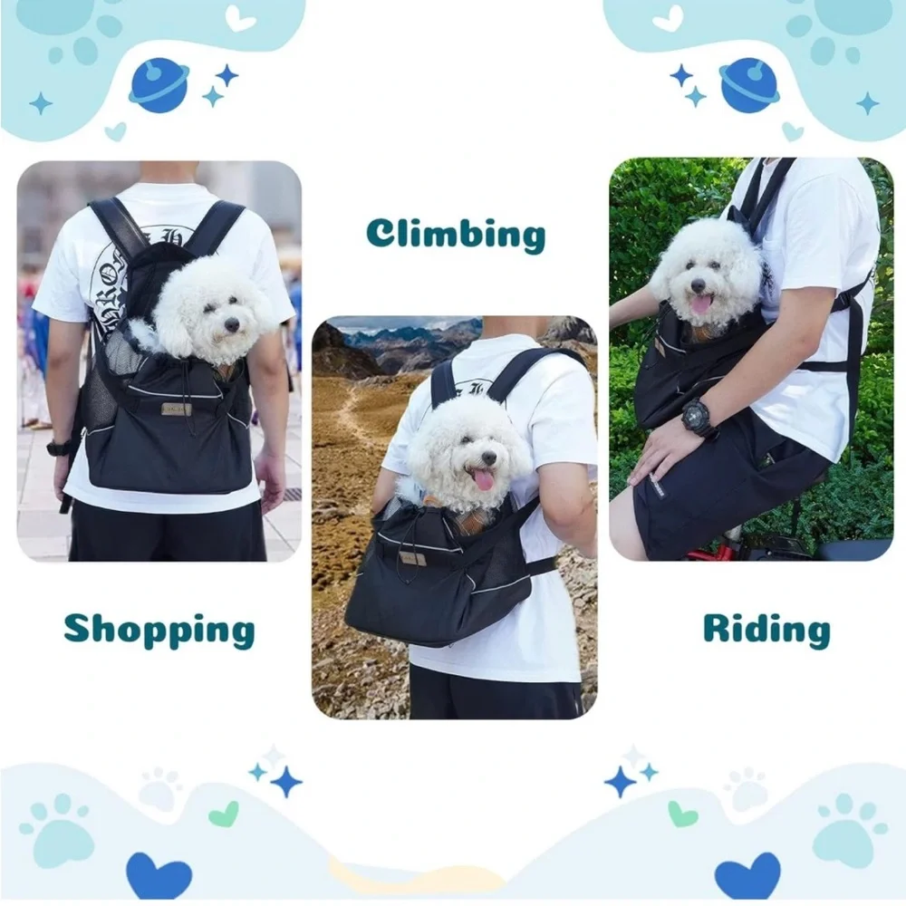 NWOT Hello Mow & Wow by Cinf Small Pet Adjustable Carrier Backpack